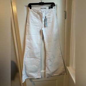 NWT White Nordstrom brand Flared Jeans